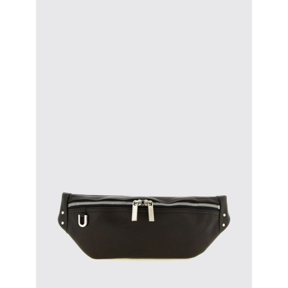 Rick Owens Women Rick Owens Grained Calfskin Belt Bag With Metal Ring